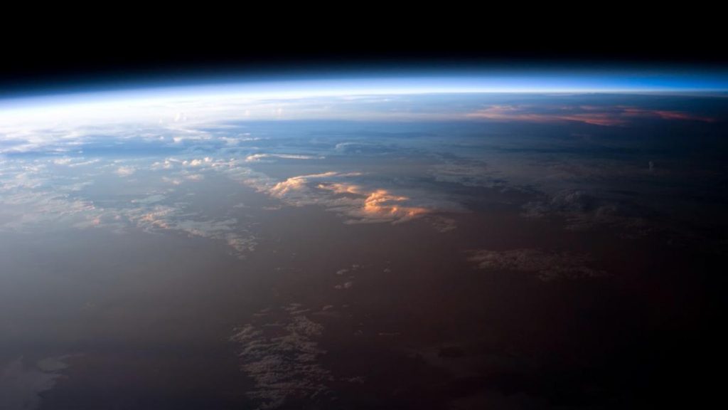 Imagen de la atmosfera terrestre