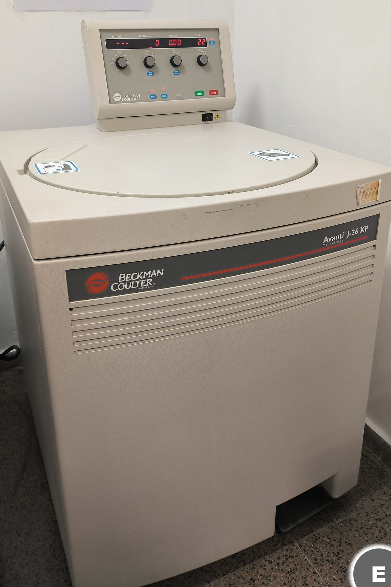 Imagen Centrífuga Avanti J-26XP (Beckman Coulter)