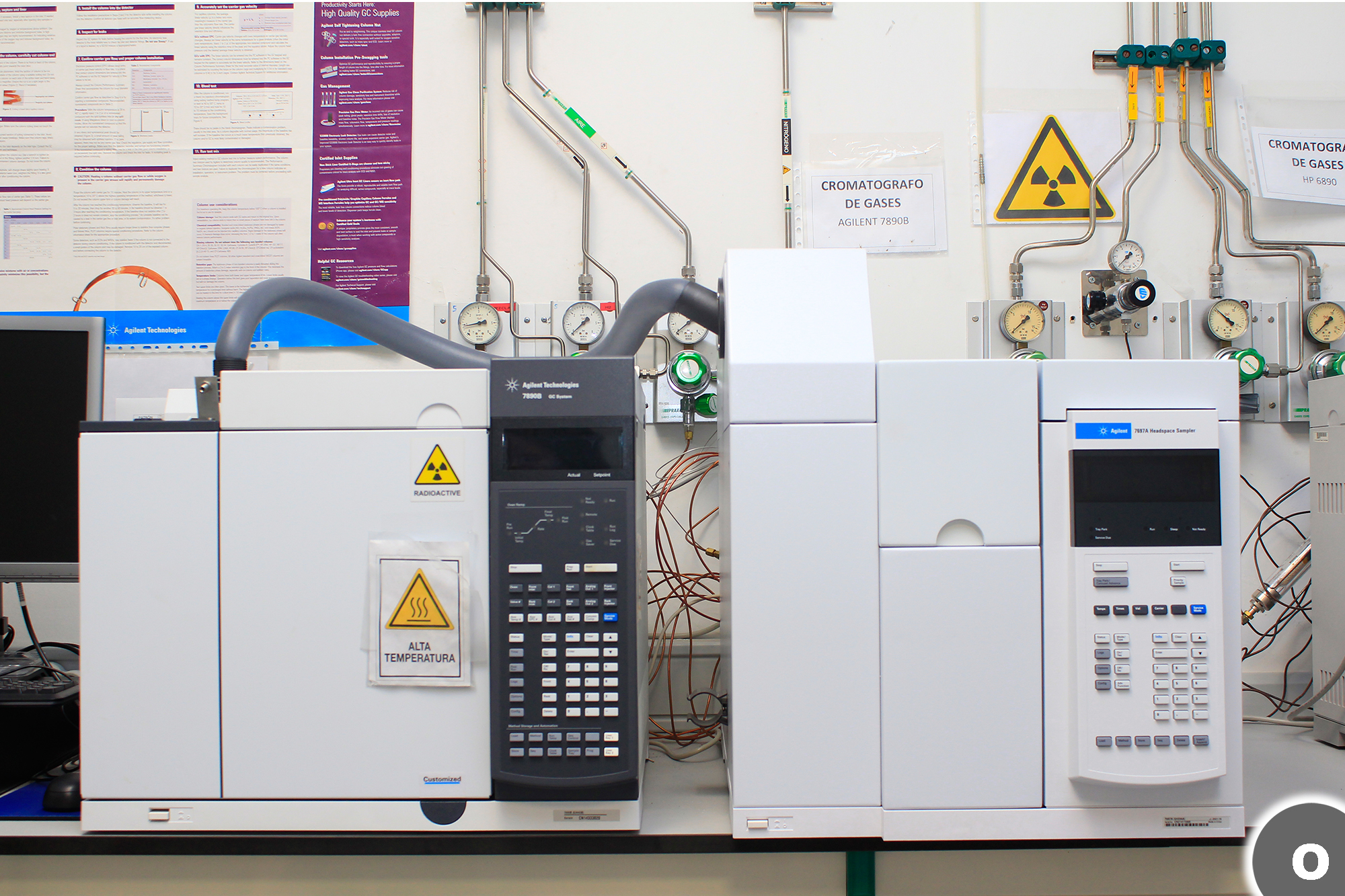 imagen Cromatógrafo de Gases (7890B, Agilent Technologies)