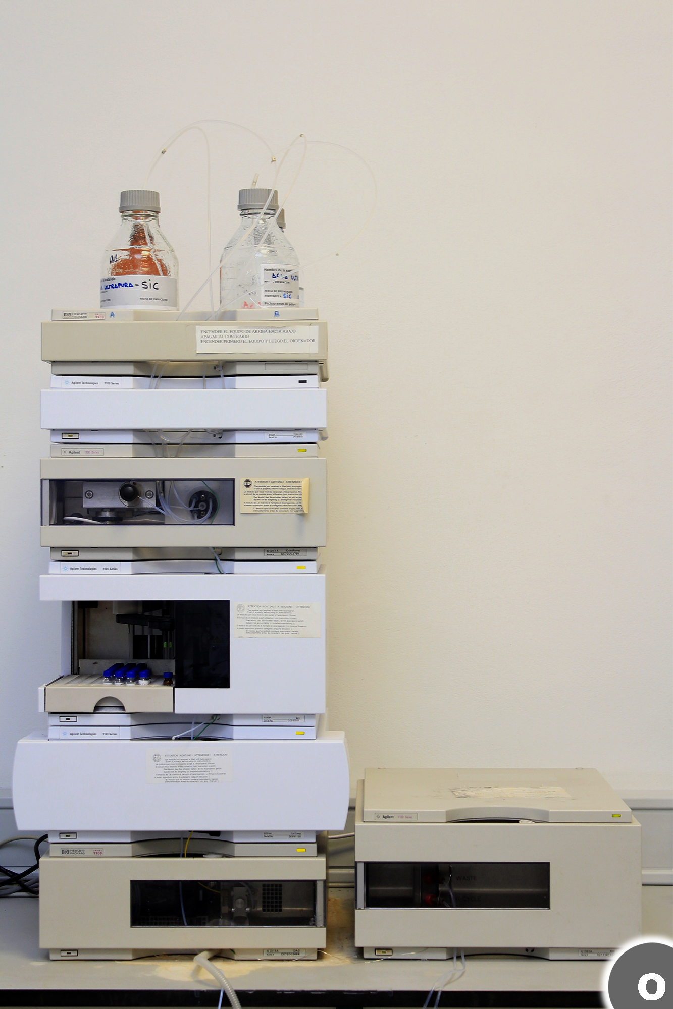 imagen Cromatógrafo líquido de alto rendimiento (HPLC, 1100, Agilent Technologies)