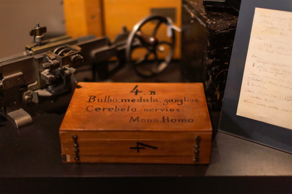 Old sample box from the UCM Psychology Museum